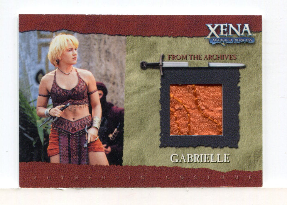 Xena Commemorative Renee O'Connor as Gabrielle Limited Costume Card GC3