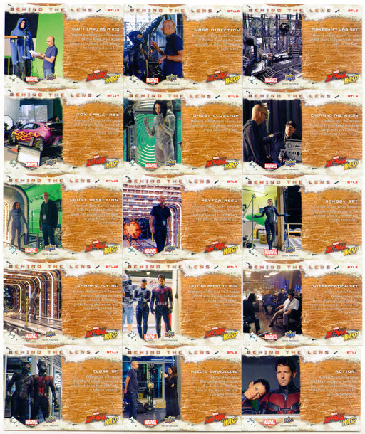 Ant-Man and the Wasp Movie Behind the Lens Chase Card Set Upper Deck 2018 BTL1-B - TvMovieCards.com