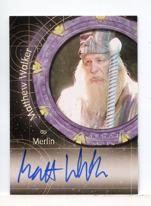 Stargate SG-1 Season Nine Matthew Walker Autograph Card A91