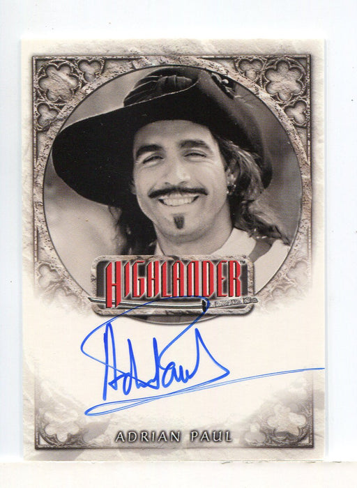 Highlander Adrian Paul as Duncan MacLeod Expansion Autograph Card IA2