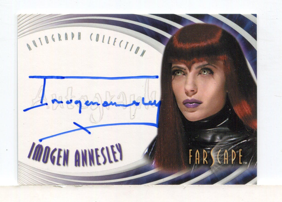 Farscape Through the Wormhole Imogen Annesley Autograph Card A49