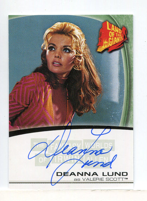 Fantasy Worlds of Irwin Allen Land of the Giants Deanna Lund Autograph Card A9 - TvMovieCards.com