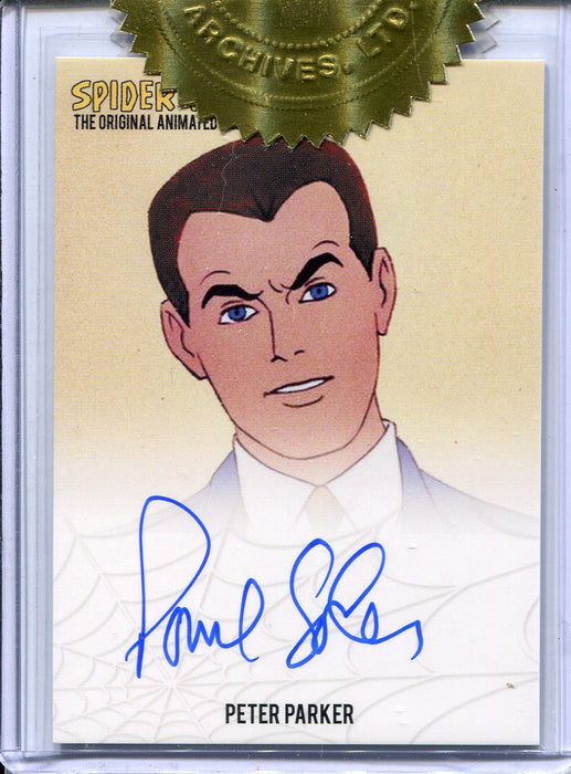 Spider-Man Animated Series Paul Soles Autograph Card & Lenticular Set - TvMovieCards.com