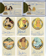 Xena & Hercules Animated Adventures Autograph Card Set 31 Cards - TvMovieCards.com