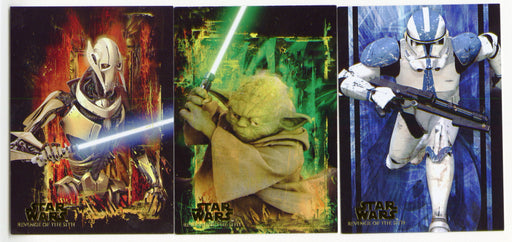 Star Wars Revenge of the Sith Blister-Pack Bonus Chase Card Set #B1-B3 Topps - TvMovieCards.com
