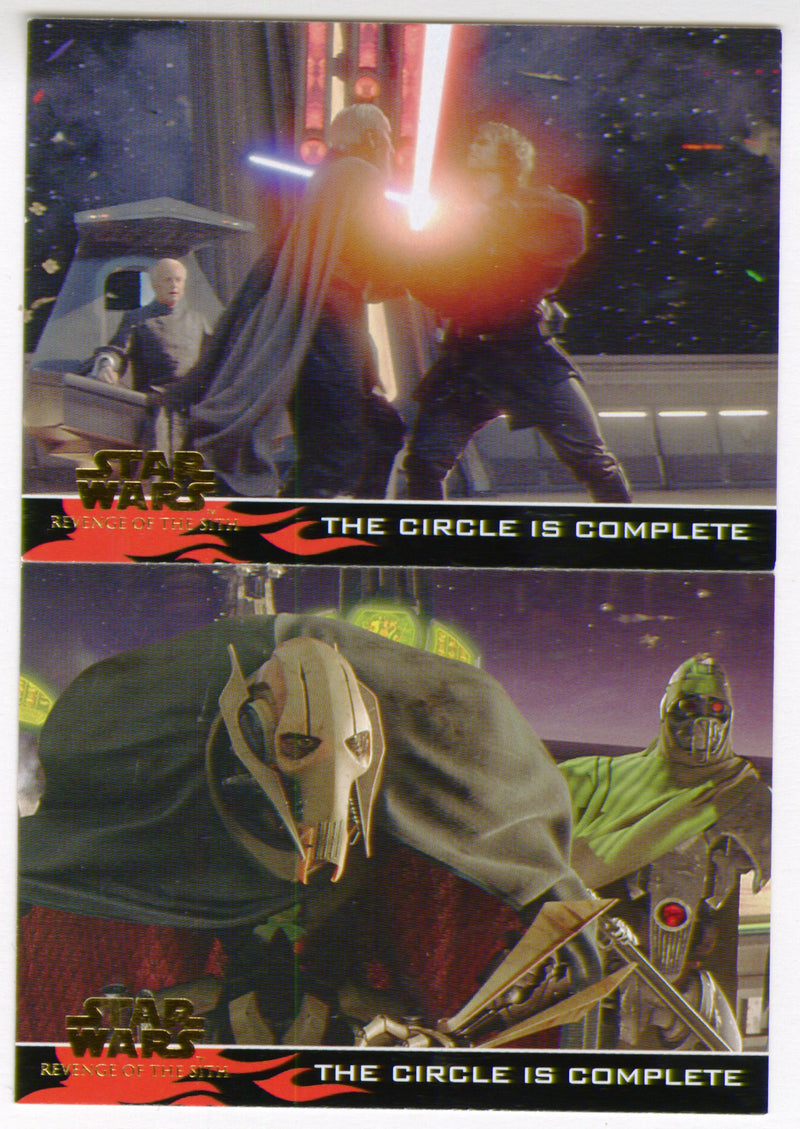 2005 Star Wars Revenge of the Sith Promo Trading Card P1 & P4 Topps Celebration - TvMovieCards.com
