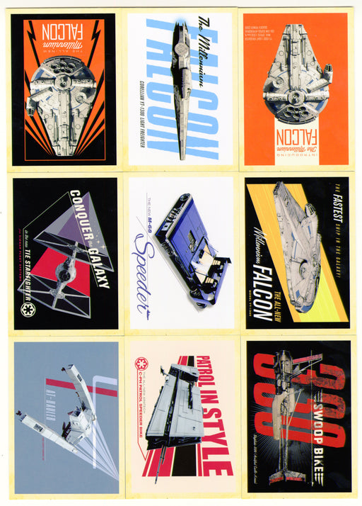 Solo: A Star Wars Story Ships and Vehicles Chase Card Set SV1-SV9 Topps 2018 - TvMovieCards.com