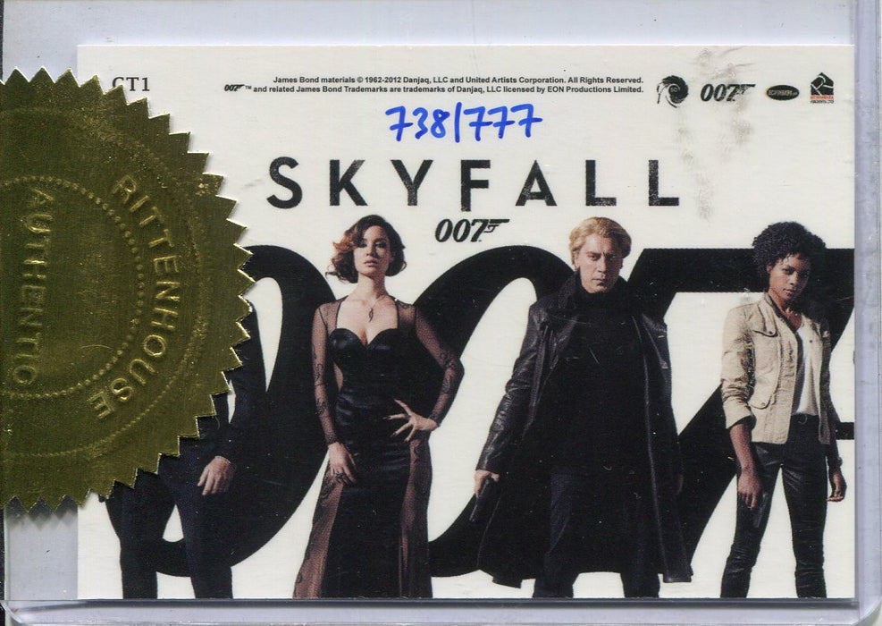 James Bond 50th Anniversary Series Two Case Topper Chase Card CT1 #738/777 - TvMovieCards.com