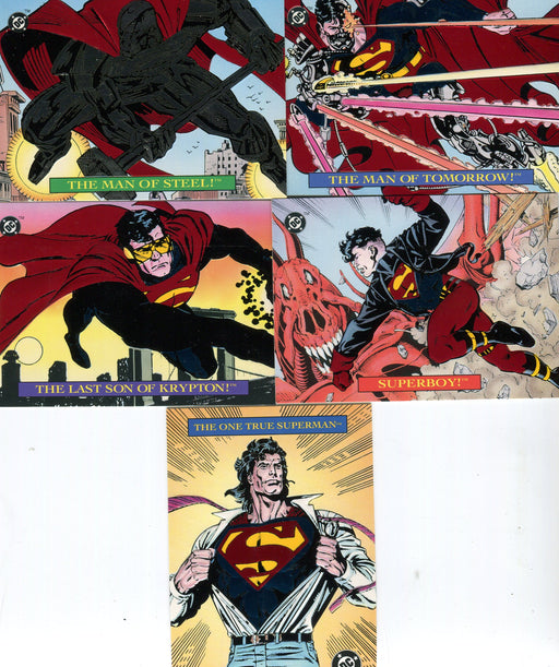 DC Bloodlines Embossed Foil Chase Card Set S1 thru S5 Skybox 1993 - TvMovieCards.com