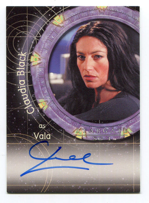 Stargate SG-1 Season Eight Claudia Black as Vala Autograph Card A67 - TvMovieCards.com