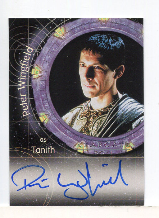 Stargate SG-1 Season Four Peter Wingfield as Tanith Autograph Card A14 - TvMovieCards.com