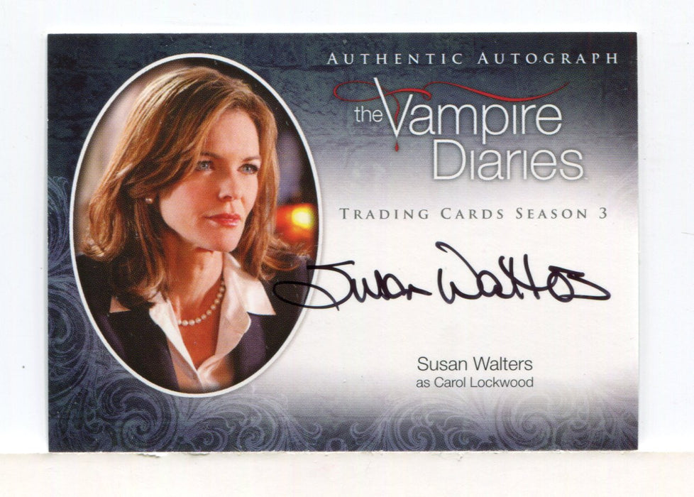Vampire Diaries Season Three Susan Walters as Carol Lockwood Autograph Card A15 - TvMovieCards.com