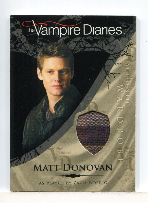 Vampire Diaries Season One Matt Donovan Wardrobe Costume Card M15 - TvMovieCards.com