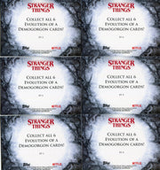 Stranger Things Upside Down Evolution of Demogorgon Chase Card Set EV1-6 - TvMovieCards.com