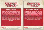 Stranger Things Upside Down Characters Chase Card Set No. 1 thru No. 20 - TvMovieCards.com