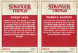 Stranger Things Upside Down Characters Chase Card Set No. 1 thru No. 20 - TvMovieCards.com