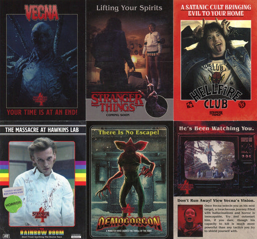 Stranger Things Season 4 Coming Soon Chase Card Set CS1-10 Topps 2023 - TvMovieCards.com