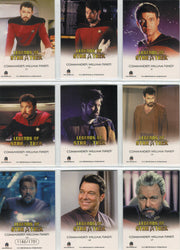 Legends Of Star Trek Series 8 Commander William Riker Chase Card Set L1-L9 - TvMovieCards.com
