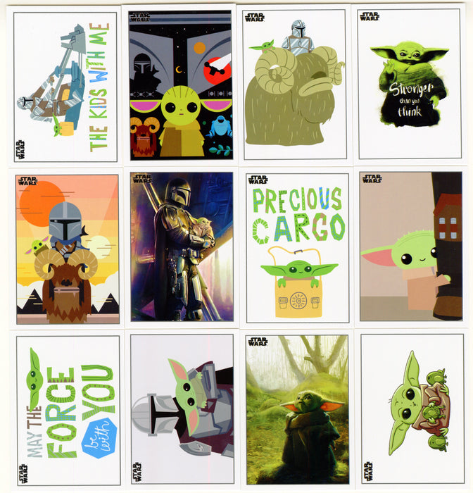 2021 Star Wars The Mandalorian Trading Card Chase Set The Child TC1-TC12 - TvMovieCards.com