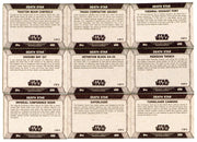 2016 Star Wars Rogue One Mission Briefing The Death Star Chase Card Set 9/9 - TvMovieCards.com