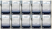 2018 Star Wars Masterwork History of the Jedi Insert Chase Card Set HJ-1 / HJ-10 - TvMovieCards.com