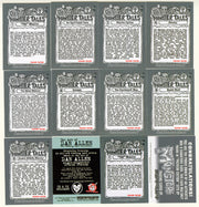 2014 Horroribile Ugly Monsters Trading Card Preview Set of 12 Bob-X Autograph - TvMovieCards.com