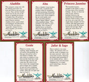 Aladdin Disney Movie Gold Chase Card Set (5) Dynamic Marketing Australia - TvMovieCards.com
