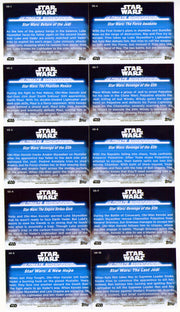 2021 Star Wars Battle Plans Ultimate Showdowns Chase Card Set US-1 / US-10 Topps - TvMovieCards.com