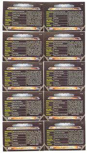 2018 Star Wars Galactic Files Vehicles Chase Card Set V-1 / V-10 - TvMovieCards.com