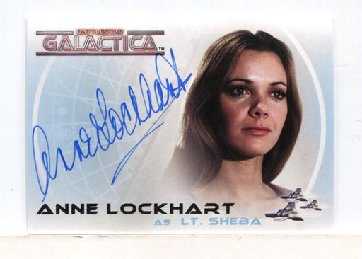 Battlestar Galactica Colonial Warriors Anne Lockhart Autograph Card A17 - TvMovieCards.com