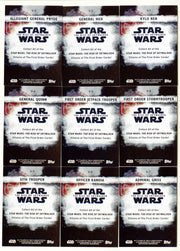 2020 Star Wars The Rise of Skywalker Series 2 Villains of the First Order Card S - TvMovieCards.com