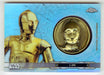 2019 Star Wars Chrome Legacy Blue C-3PO Droid Medallion DC-C3 Card /99 - TvMovieCards.com