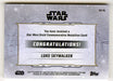 2019 Star Wars Chrome Legacy Blue Luke SkyWalker Droid Medallion DC-RL Card /99 - TvMovieCards.com