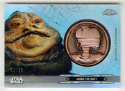2019 Star Wars Chrome Legacy Blue Jabba the Hutt Droid Medallion DC-EJ Card /99 - TvMovieCards.com