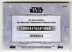 2019 Star Wars Chrome Legacy Blue Chewbacca Droid Medallion DC-CC Card /99 - TvMovieCards.com