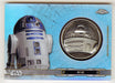 2019 Star Wars Chrome Legacy Blue R2D2 Droid Medallion DC-RR Card /99 - TvMovieCards.com