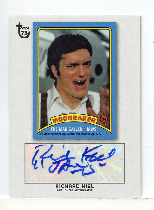 Topps 75th Anniversary Moonraker Richard Kiel as Jaws Autograph Card 2013 - TvMovieCards.com
