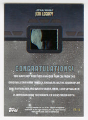 Star Wars Jedi Legacy FR-15 "Luke imprisoned by Wampa" Film Cel Relic Trading Ca - TvMovieCards.com