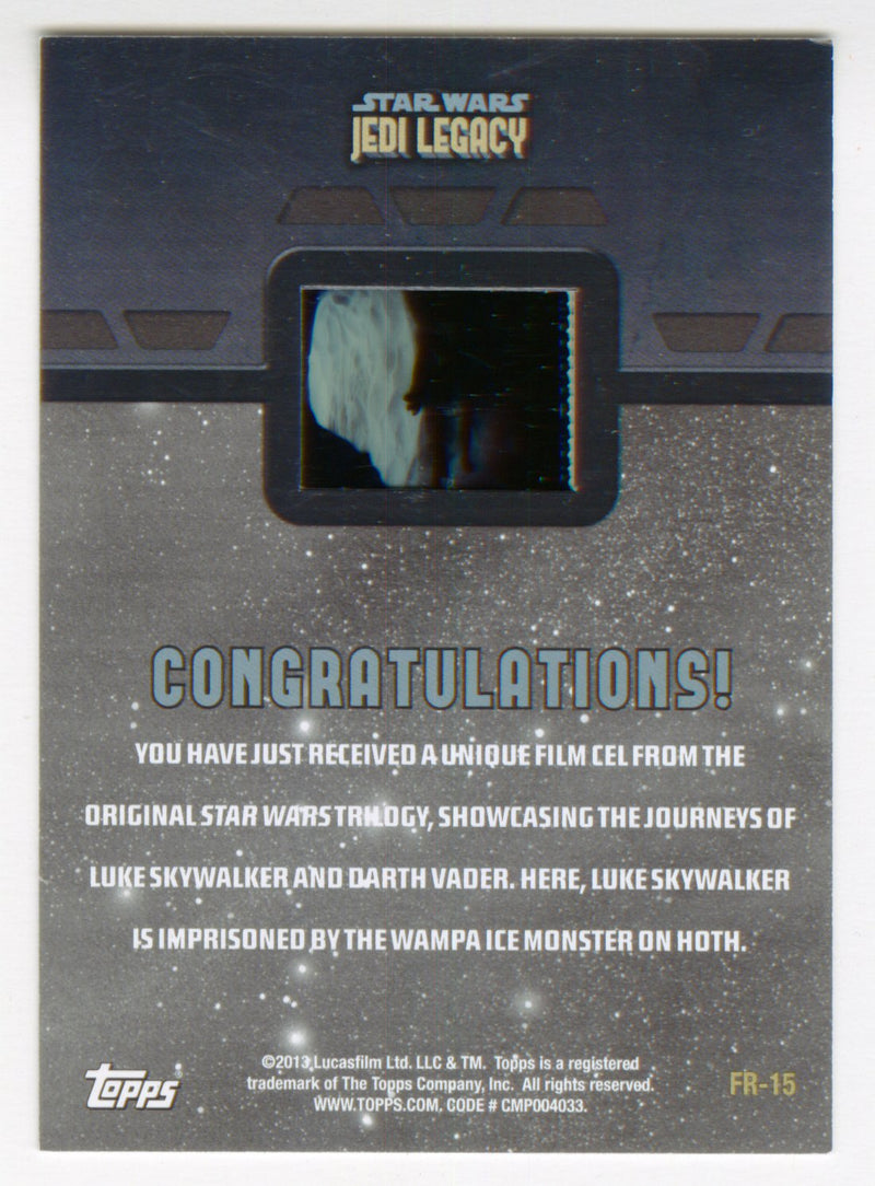 Star Wars Jedi Legacy FR-15 "Luke imprisoned by Wampa" Film Cel Relic Trading Ca - TvMovieCards.com