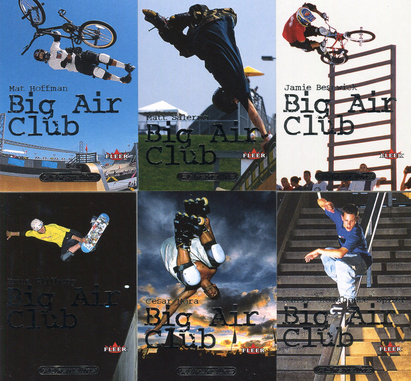 Adrenaline Extreme Sports Big Air Club Chase Card Set 10 Cards Fleer 2000 - TvMovieCards.com