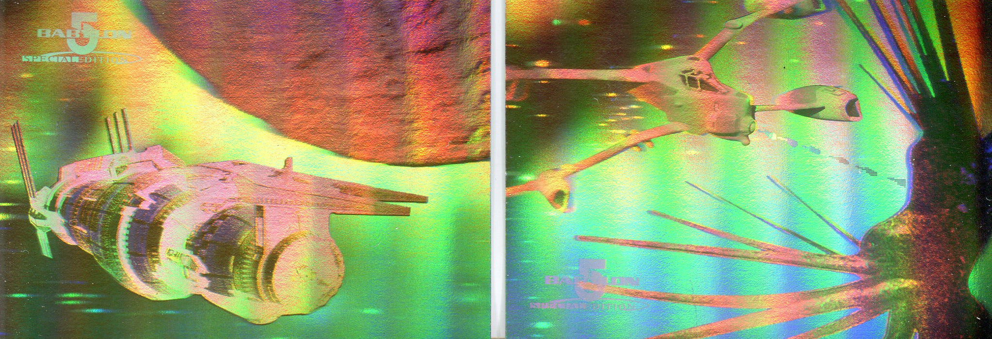 Babylon 5 Special Edition Silver Hologram Chase Card Set H1 and H2
