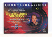 Babylon 5 Complete Captain John Sheridan Costume Card C1 Rittenhouse 2002 - TvMovieCards.com