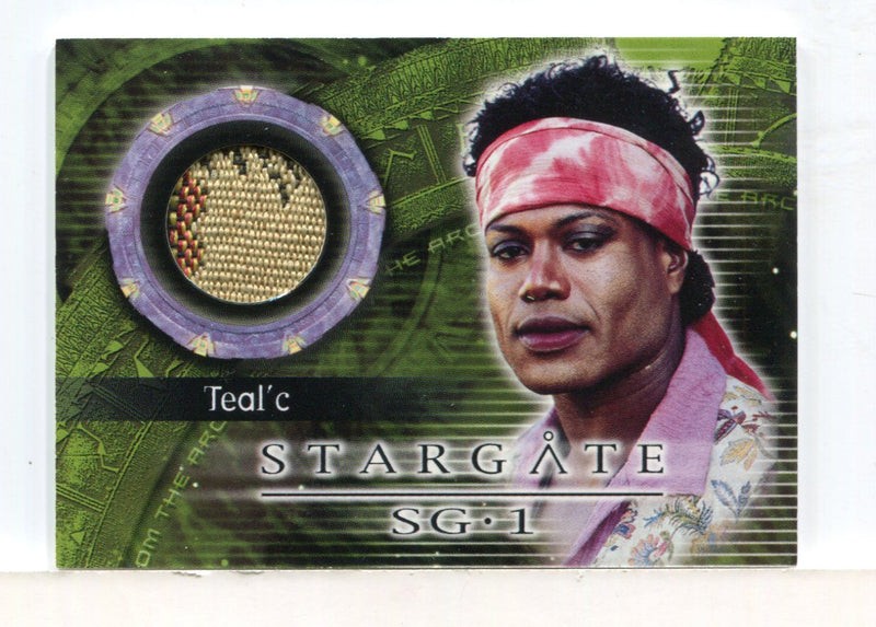 Stargate SG-1 Premiere Edition Teal'c Case Topper Costume Card C4 - TvMovieCards.com