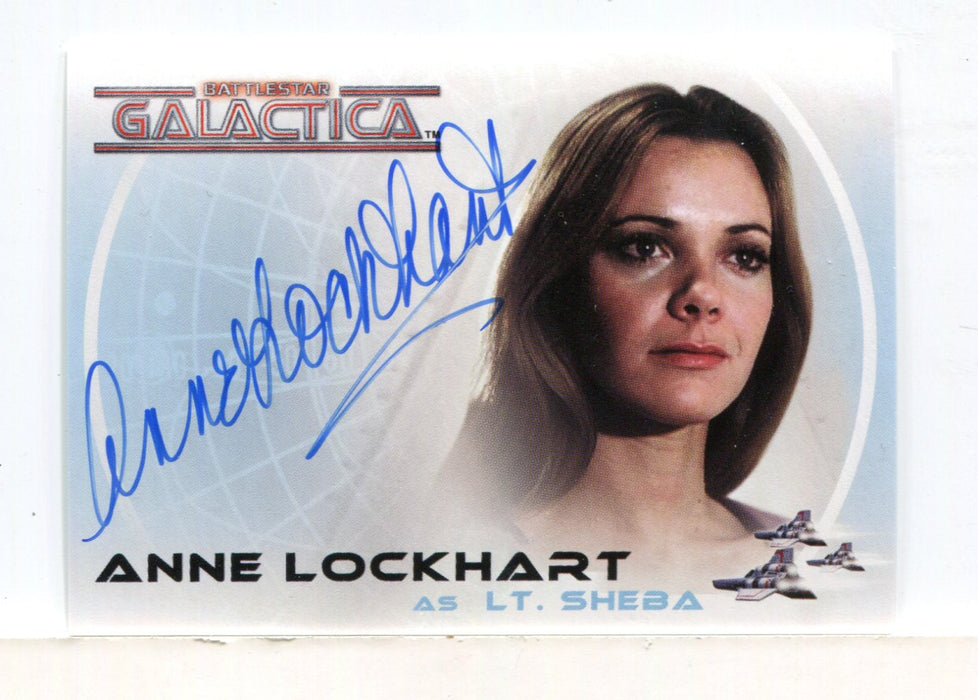 Battlestar Galactica Colonial Warriors Anne Lockhart Autograph Card A17