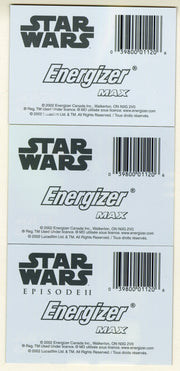 Star Wars Episode II Attack of Clones Action Battle Lenticular Card Energizer Ma - TvMovieCards.com