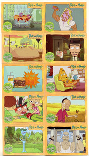 2018 Rick and Morty Season 1 Scratch + Sniff Chase Card Set SS1-SS10 Cryptozoic - TvMovieCards.com