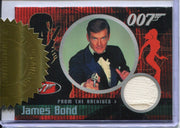 James Bond Dangerous Liaisons Roger Moore Case Topper Costume Card CC4 - TvMovieCards.com