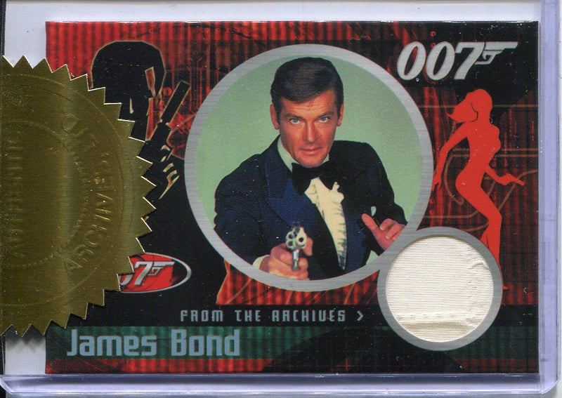 James Bond Dangerous Liaisons Roger Moore Case Topper Costume Card CC4 - TvMovieCards.com