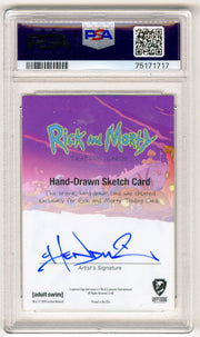 2019 Rick and Morty Season 2 Sketch Card by Vincenzo "Chenduz" D'Ipollito - TvMovieCards.com