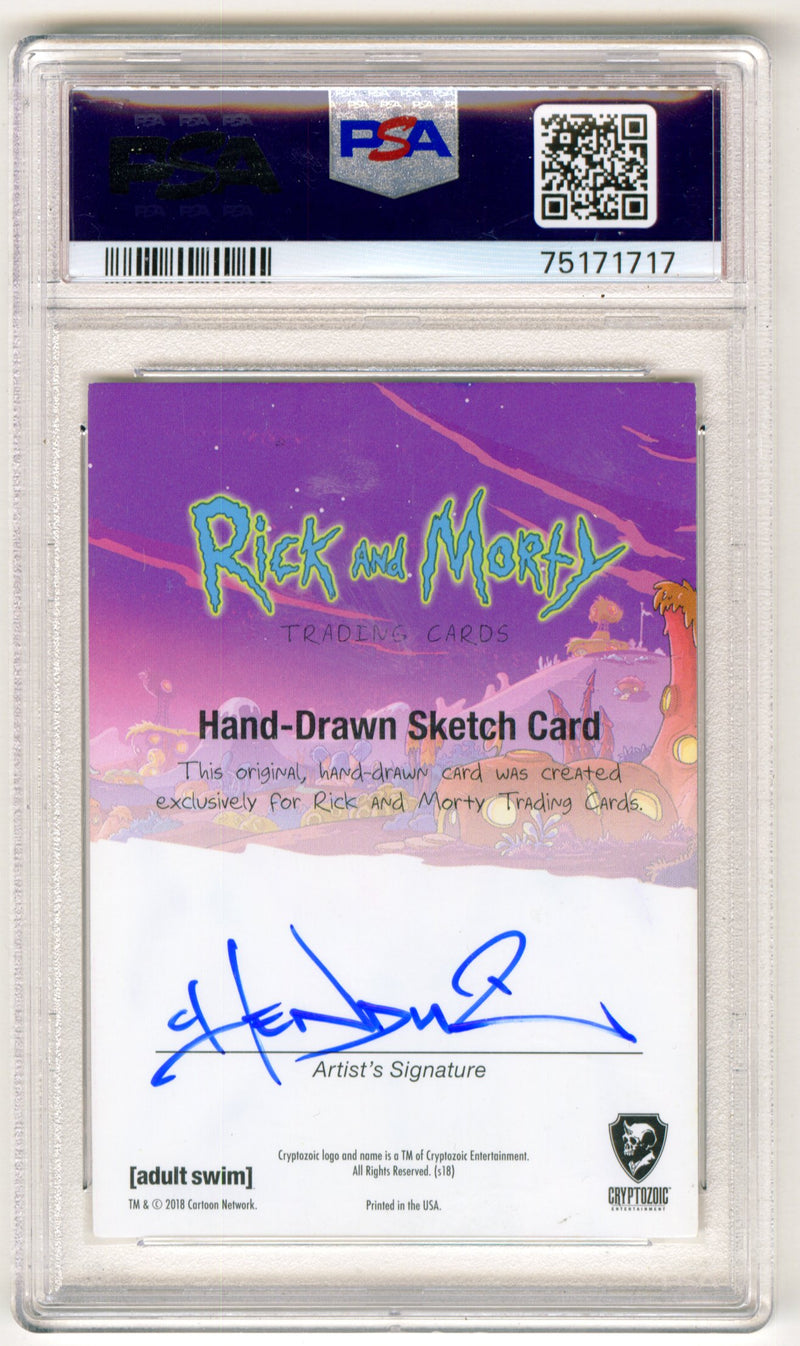 2019 Rick and Morty Season 2 Sketch Card by Vincenzo "Chenduz" D'Ipollito - TvMovieCards.com